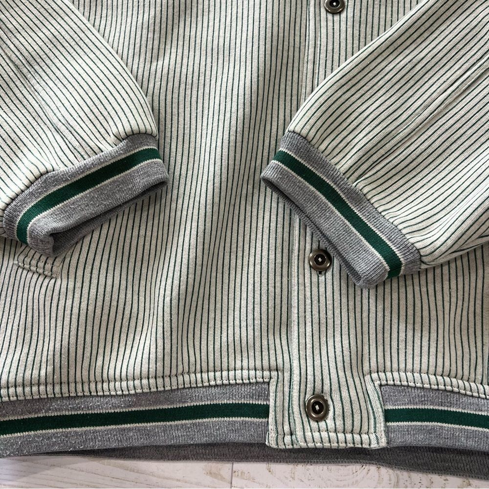 GAP Vintage Bomber Jacket with Ribbed Details 80s/90s Rare Made in Hong Kong - Picture 4 of 8